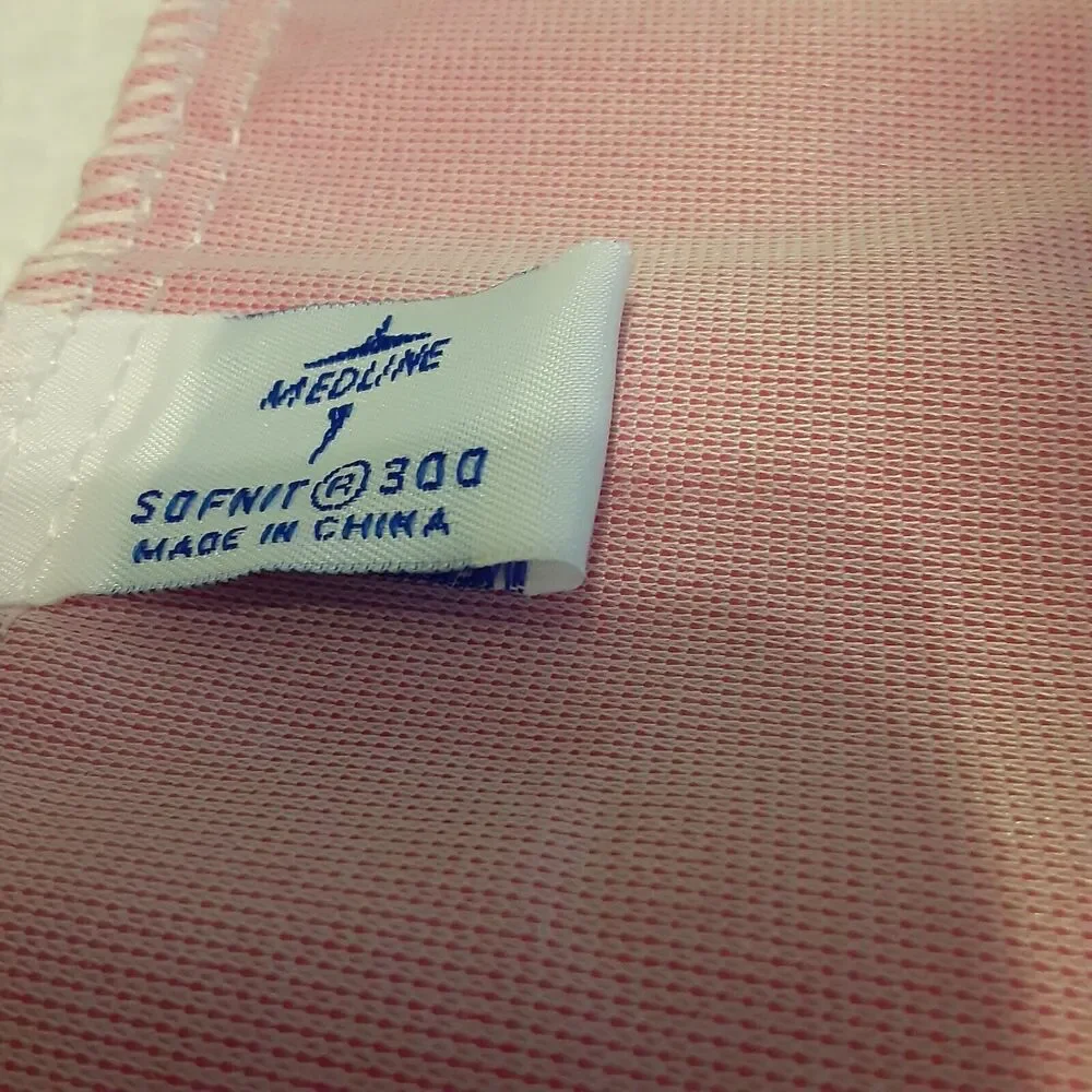 Medline Mattress Protector Pink &White